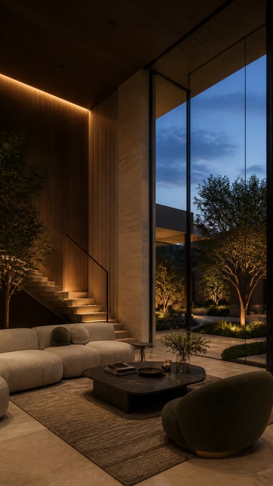 Immersive architectural interior presented with SEYR