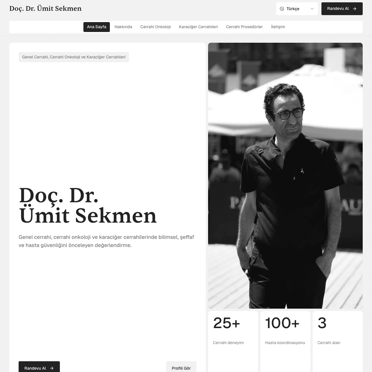 Doç. Dr. Ümit Sekmen